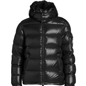 MONCLER MAYA DOWN PUFFER JACKET BLACK (SIZE 3)